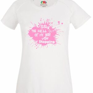 Stay the hell out of my way