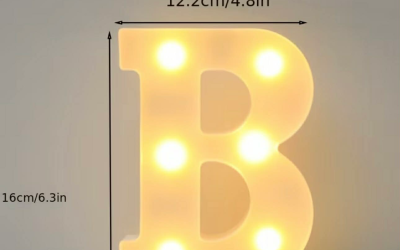 Bokstaver med lys