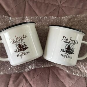 KERAMIKK KOPPER MED SORT KANT